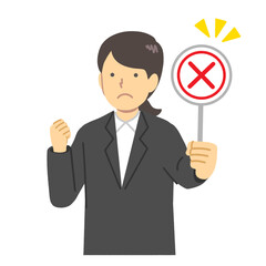 女性の会社員　正解　不正解