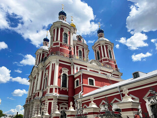 Fototapeta na wymiar Nobody, the church of St. Clement the Pope in Zamoskvorechye. Russia, Moscow city