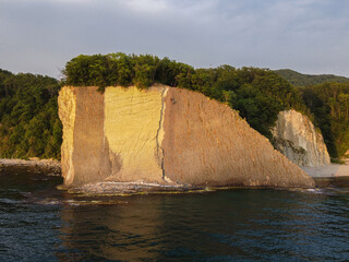Russia, Tuapse, natural monument "Kiselyov Rock".