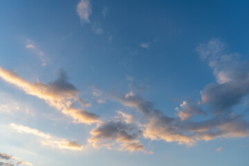 Fototapeta na wymiar looking up sky clouds background