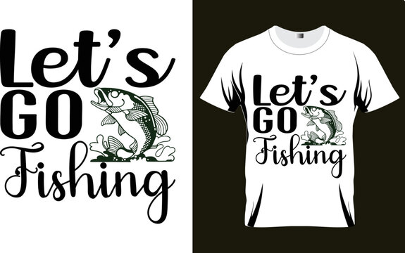 Fishing SVG design, Typography, posters, textiles, gifts, t-shirts, Vector svg Design, Fishing svg bundle,Let's GO Fishing