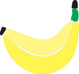 Banana vector illustration image clipart