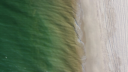 seashore filming from a drone view from above, Ukraine, Odessa