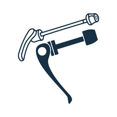 Bicycle parts or quick releases icon