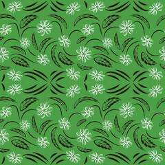 Folk flowers print Floral pattern Ethnic art