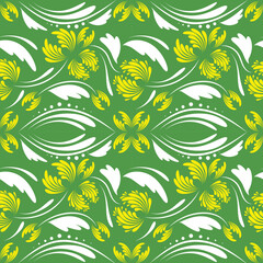 Folk flowers print Floral pattern Ethnic art