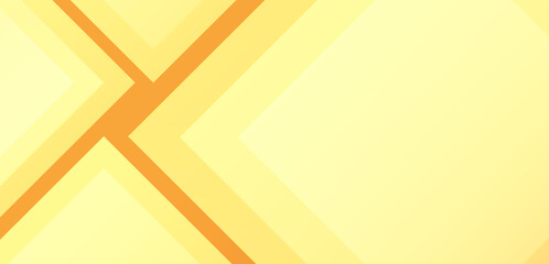 Geometric abstract shape on yellow-orange gradient overlay background. Vector.