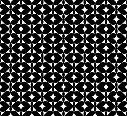 Geometric seamless pattern monochrome background design. Vector. Illustration.