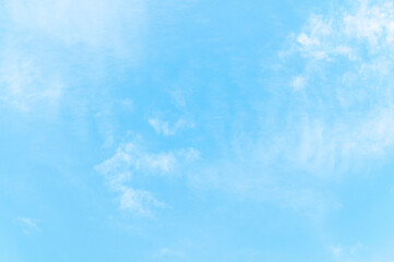 Fototapeta na wymiar White fluffy clouds in blue sky.