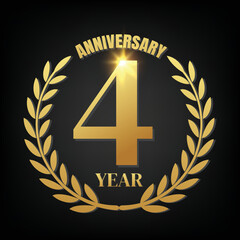 4th golden anniversary logo