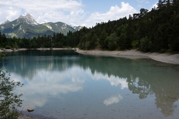 Der Urisee in Österreich bei Reutte