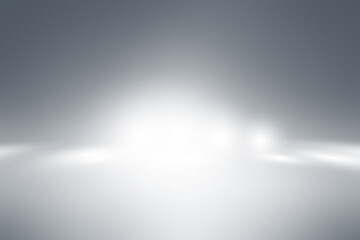 soft gray studio room background, grey floor backdrop with spotlight 