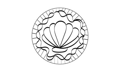 Christian Art. Stained Glass design for print or use as poster, card, flyer or  T Shirt