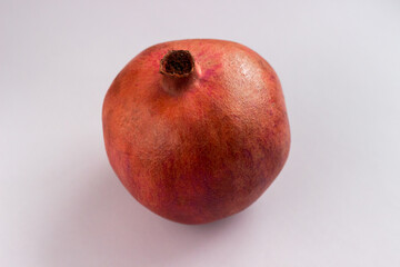 Pomegranate isolated on white background