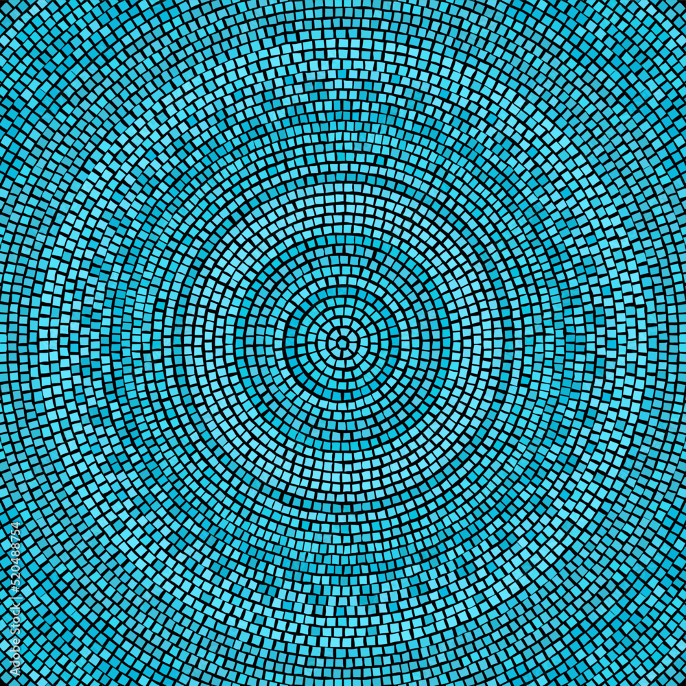 Aufkleber vector seamless mosaic art pattern. art background.