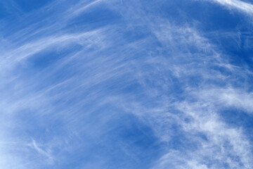 A type of cloud called cirrus