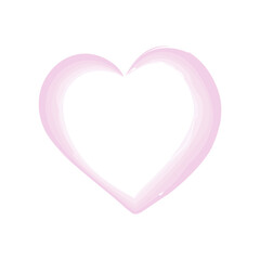 hand drawn Heart watercolor element design
