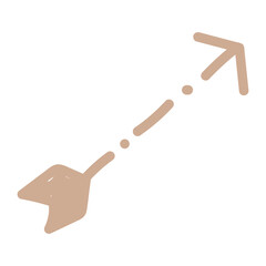 cute arrow element vector illustration