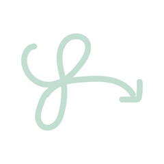 Obraz premium cute arrow element vector illustration