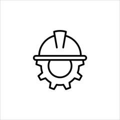 Technician icon with simple design, Repairman icon vector illustration. eps 10