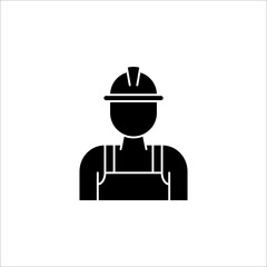 Technician icon with simple design, Repairman icon vector illustration. eps 10