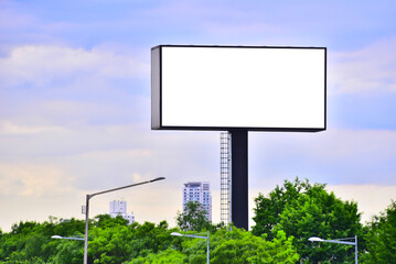 Outdoor billboard billboard, billboard advertisement mock-up background frame, 옥외 빌보드전광판, 빌보드광고 목업배경 프레임
