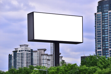 Outdoor billboard billboard, billboard advertisement mock-up background frame, 옥외 빌보드전광판, 빌보드광고 목업배경 프레임