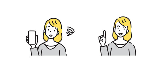 人物　イラスト　アイコン