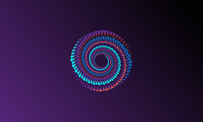 abstract oranament with circles 