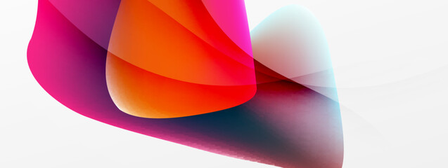 Fluid color abstract background. Liquid gradients, wave pattern. Trendy techno business template for wallpaper, banner, background or landing