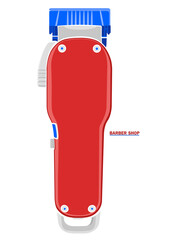 black and white and colorful hair clippers illustration

