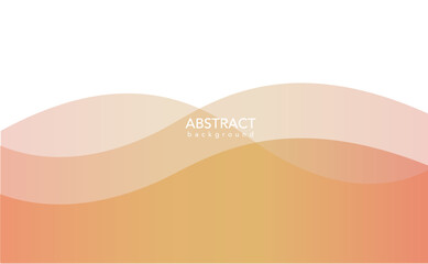 Abstract Orange background with waves, abstract background with lines
