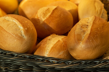 bread in basket in German Backery 