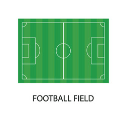 Football field vector template design illustration vector