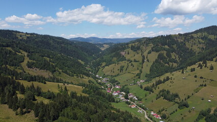 Fototapeta premium drone shot