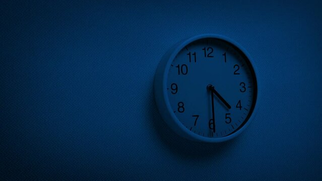 4.30 Wall Clock At Night
