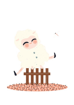 Enfant d&eacute;guis&eacute;.e en mouton