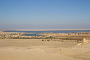 Magic lake - Fayoum Desert - Egypt, 
