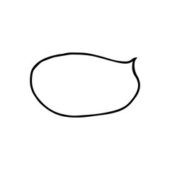 Speech bubble icon. Bubble comic speech, great design for any purposes. 