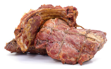 One big piece of smoked meat.