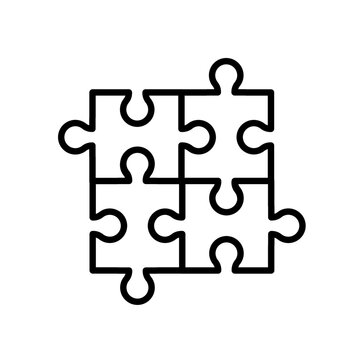 Puzzle, układanka, część - ilustracja wektorowa