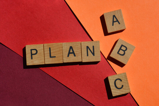 Plan A B C, banner headline