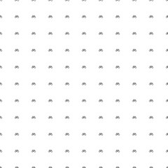 Square seamless background pattern from black bicycle symbols. The pattern is evenly filled. Vector illustration on white background