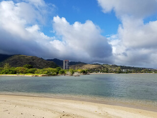Paiko  Peninsula Beach and Hawaii Kai in the distance