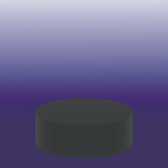 3d empty display podium