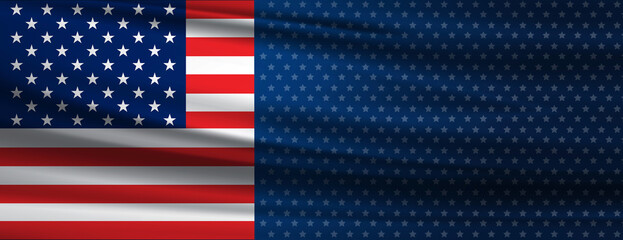 USA Flag Background