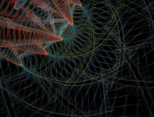 Imaginatory fractal abstract background Image