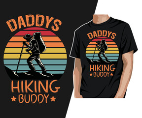 Daddy's hiking buddy