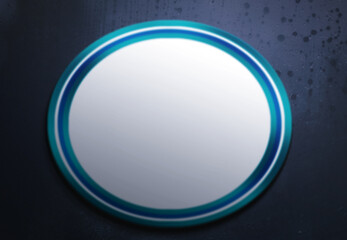 frame on blue