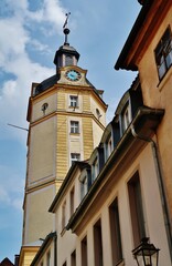 Ansbach, Altstadtgasse mit Herrieder Tor